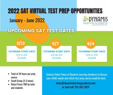 SAT & ACT Test Prep Tutoring In Atlanta - Dynamis Learning